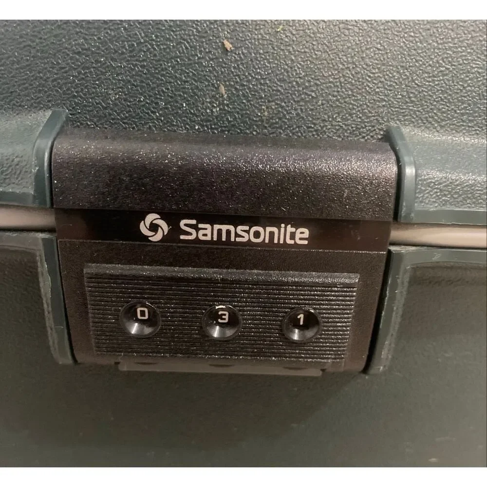 Vintage Samsonite Oyster GLS  Luggage Train Case Carry-On Combination Lock Made